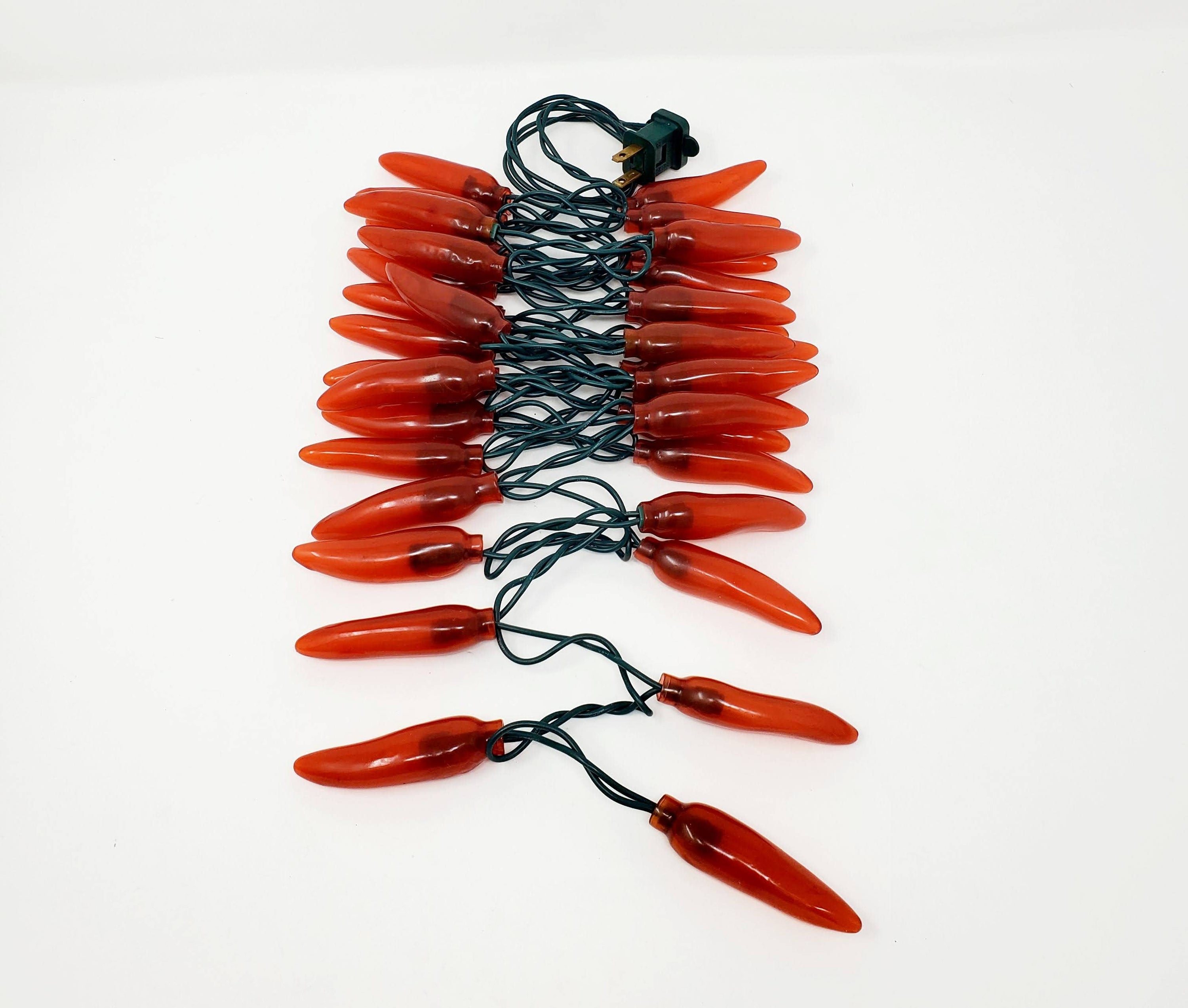 More Than Christmas, Inc - Chile Pepper Light String - 35 Lights - Red