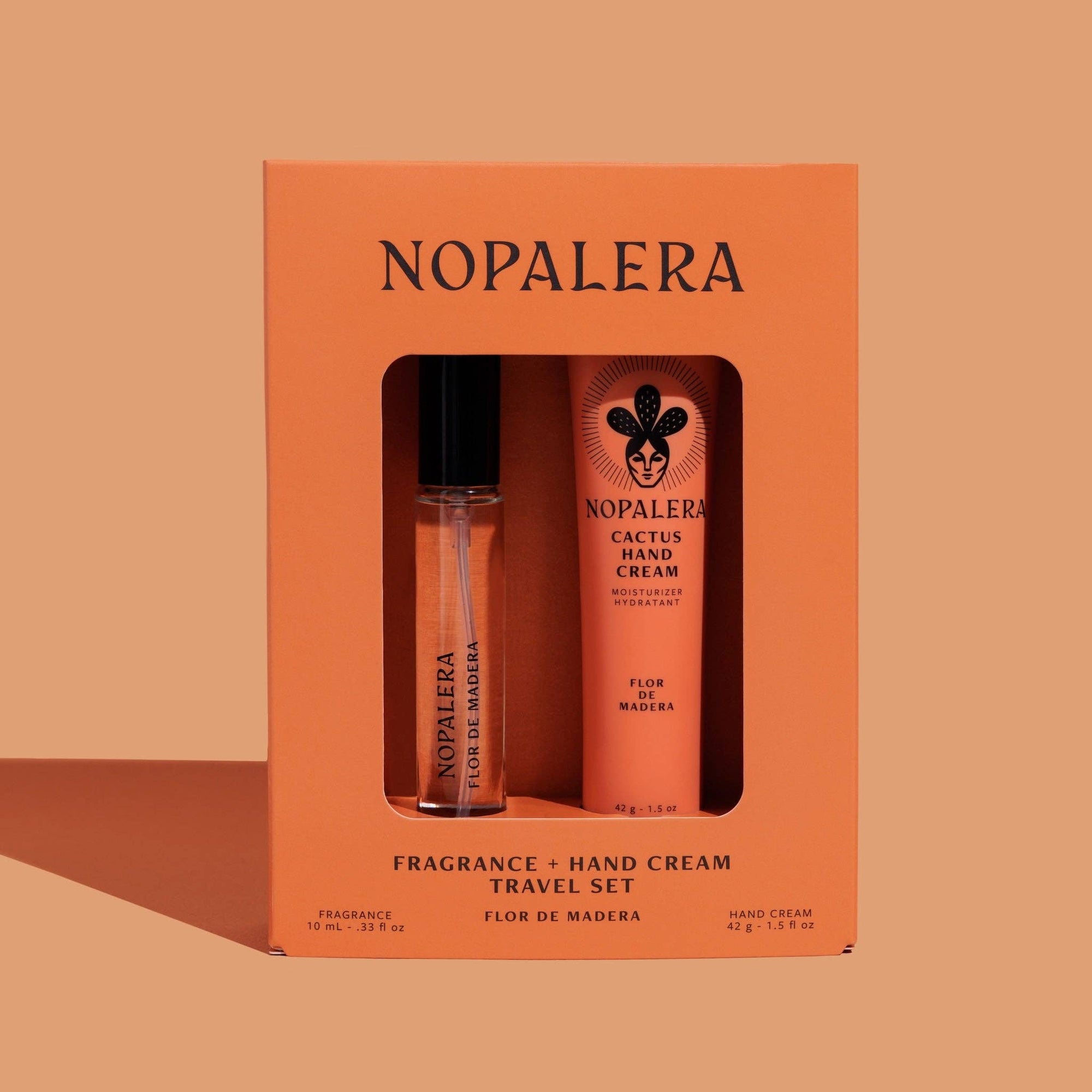Nopalera - Hand Cream + Travel Fragrance Set - Flor de Madera
