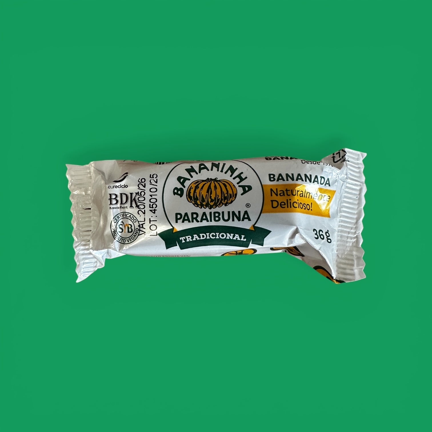 Paraibuna- Bananhinha Tradicional, 36g, single