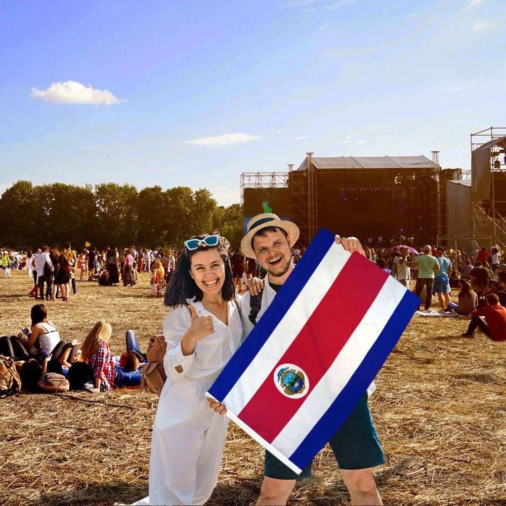 Costa Rica Flag 2x3ft Poly