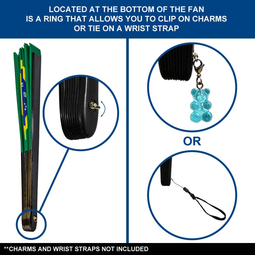 Flags Importer - Brazil X-Large Hand Fan