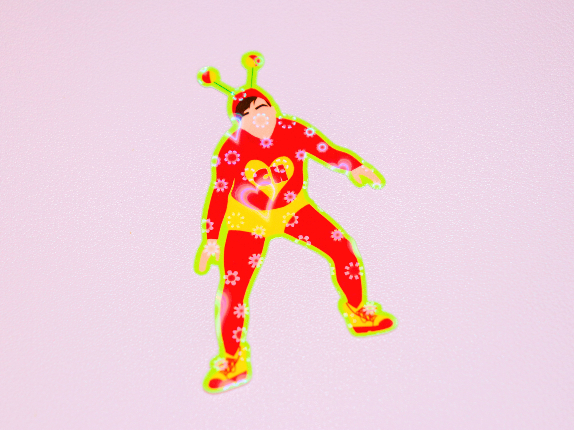 Espyz Studio - El Chapulin Colorado Sticker - Childhood Hero - Mexican Icon