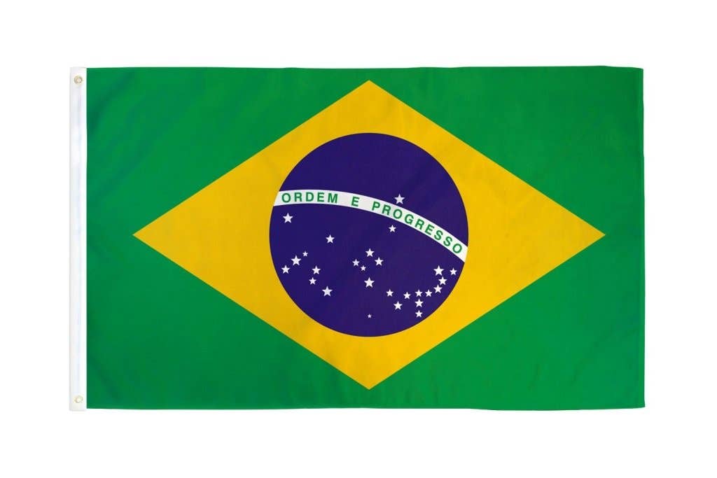 Brazil Flag 4x6ft Poly