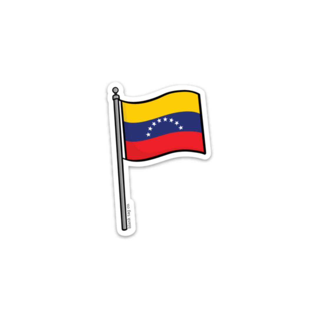 Blank Tag Co. Stickers - The Venezuela Flag Sticker: 2.03x3 in