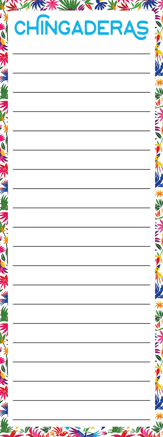 Que Rico T-Shirt Co. - Chingaderas Otomi Notepad