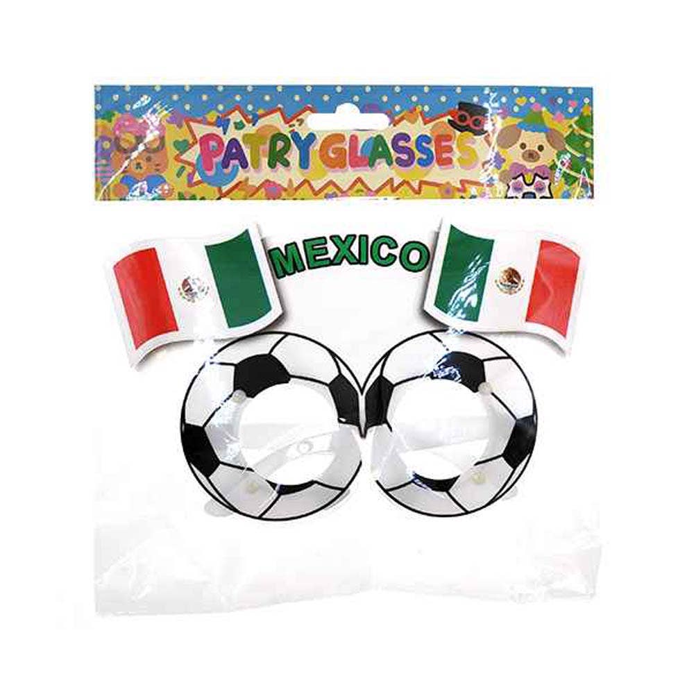 World Cup Mexico Soccer Novelty Party Glasses