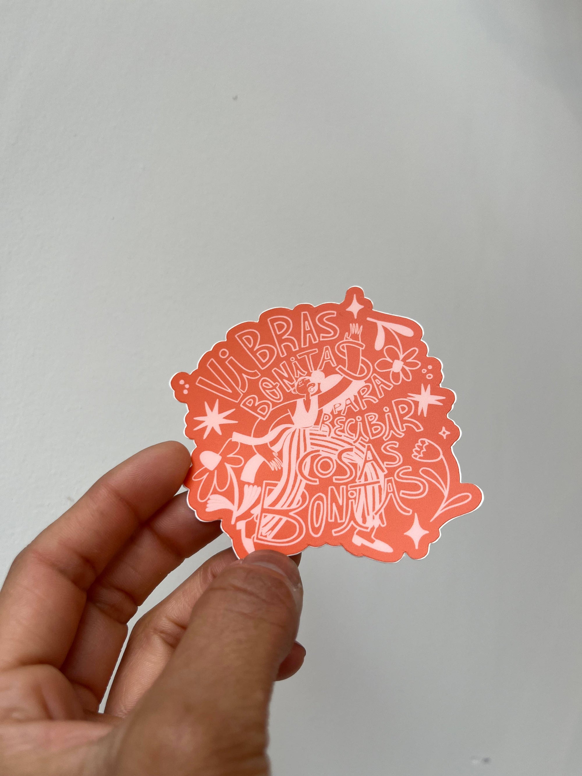 Jen Zeano Designs - Vibras Bonitas Sticker