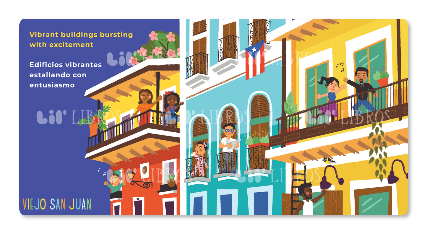Lil' Libros ~ Bilingual Children's Books & Games - VÁMONOS: San Juan (Bilingual: English and Spanish)
