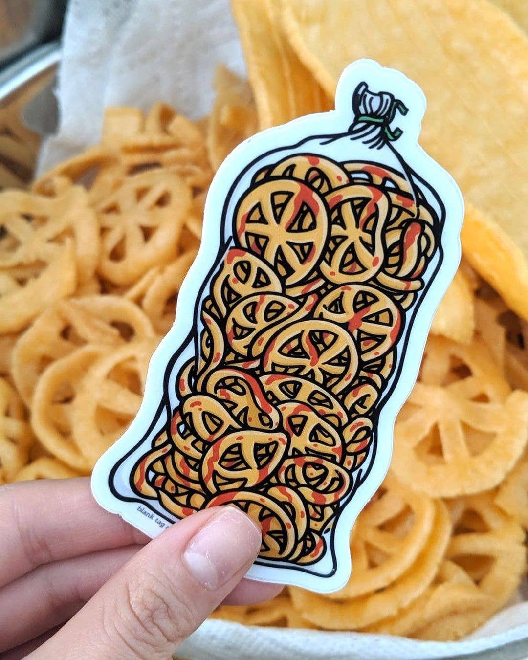Blank Tag Co. Stickers - The Chicharrones Sticker: 2.19x4 in