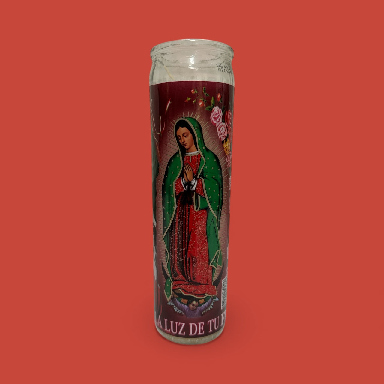 Veladora - Virgen de Guadalupe White