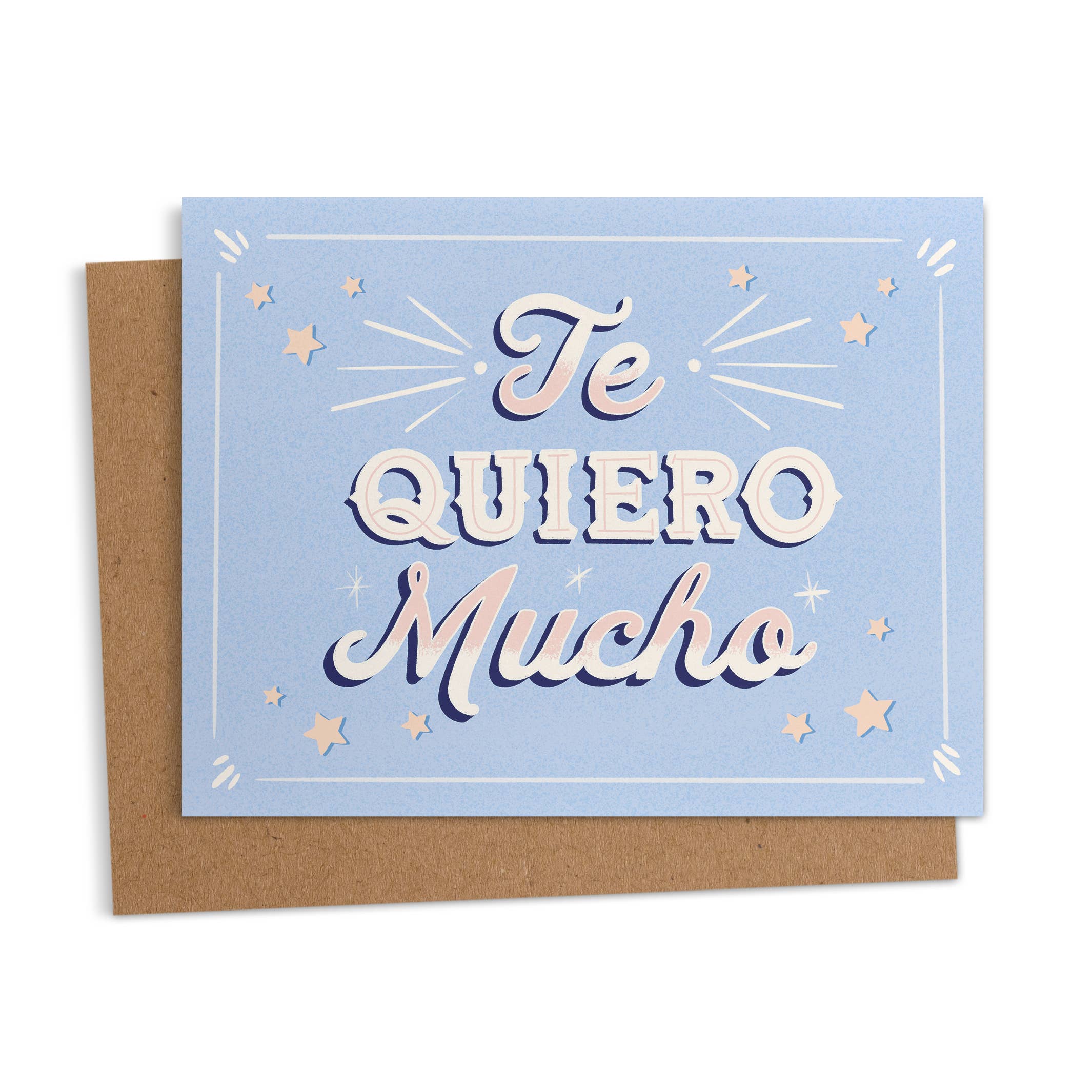 Ana Peake - Te Quiero Mucho Rótulo Spanish Greeting Card