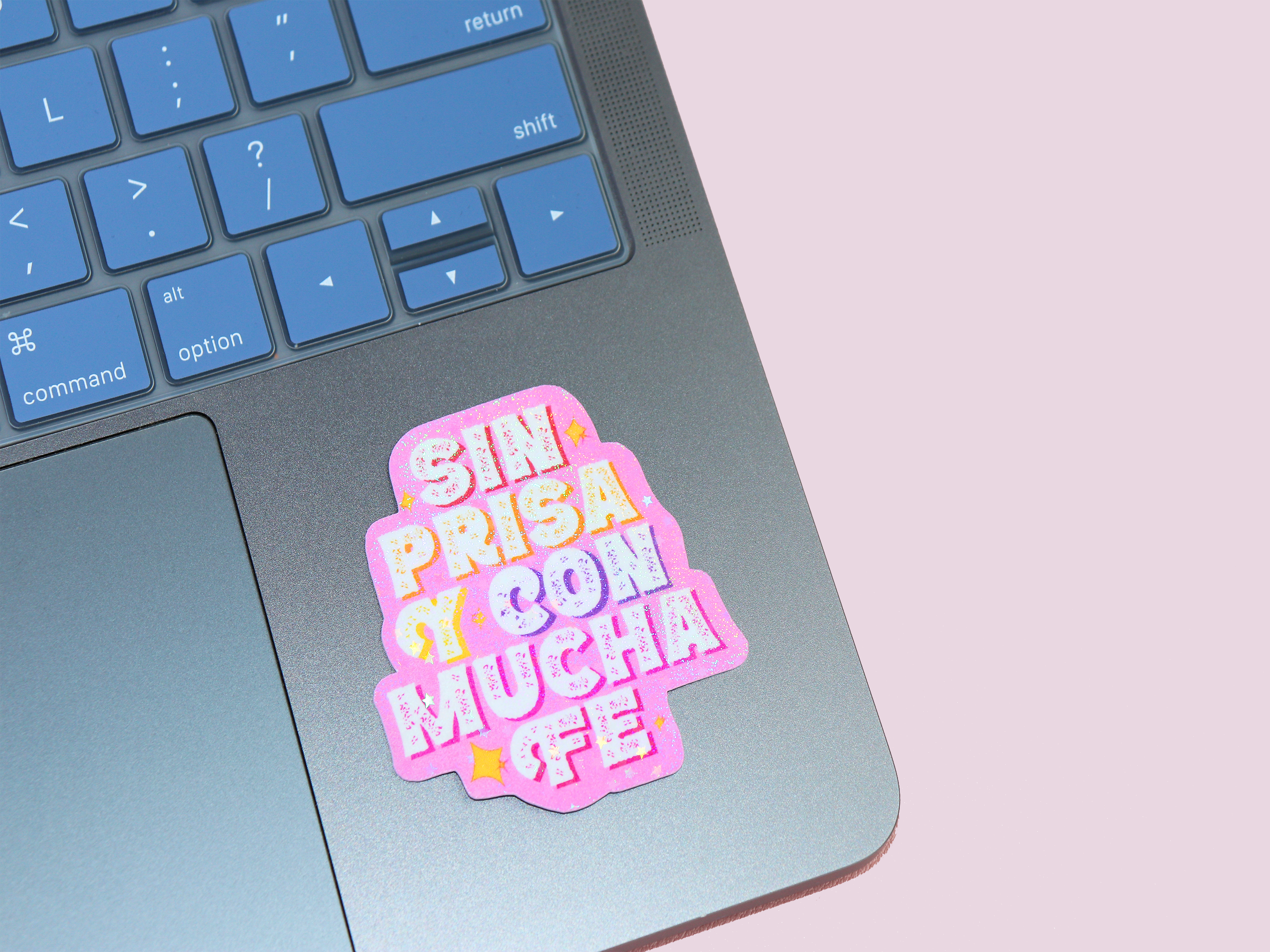 Espyz Studio - Sin Prisa Y Con Mucha Fe Latina Sticker - Affirmation