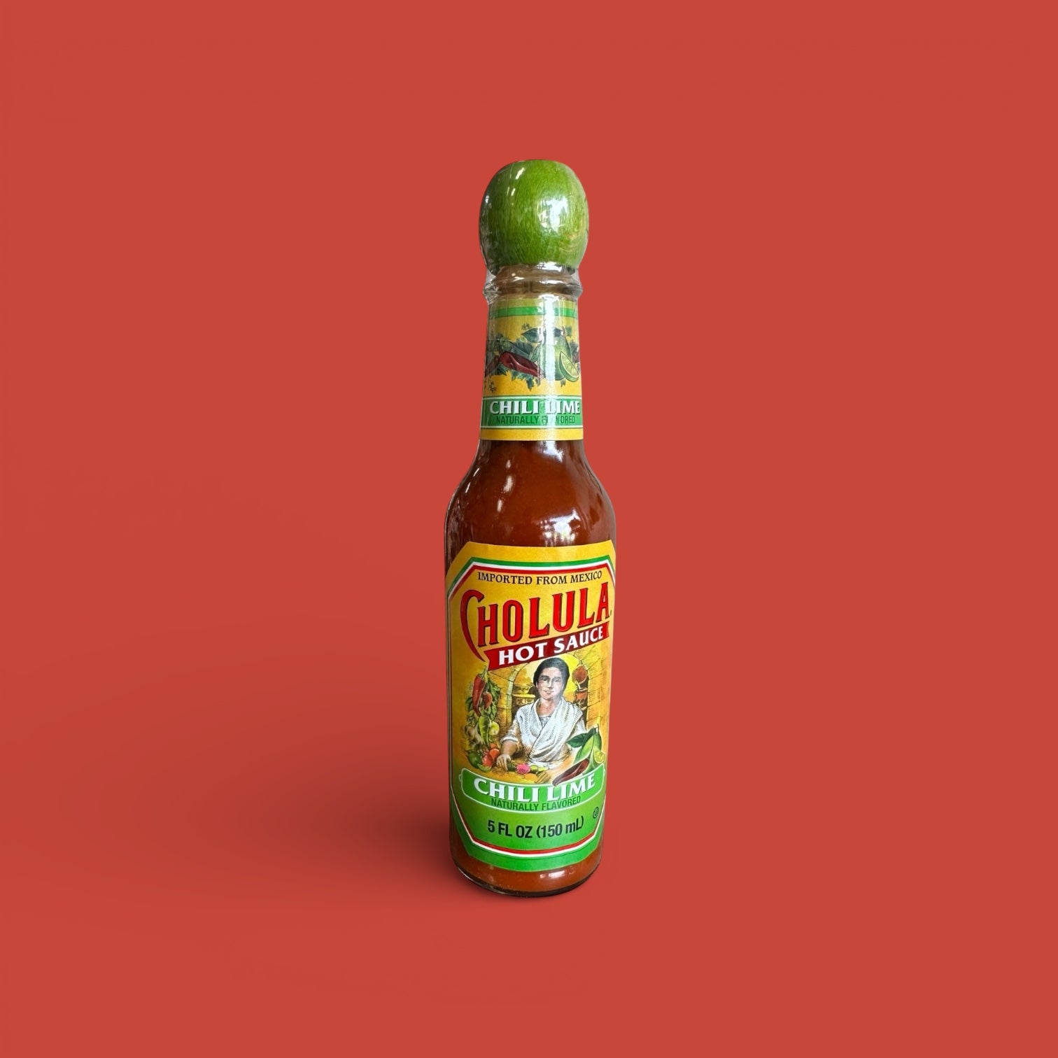 Cholula- Chili Lime Hot Sauce, 5 Oz, Single Bottle