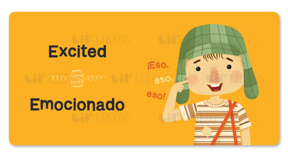 Lil' Libros ~ Bilingual Children's Books & Games - El Chavo: Emotions / Emociones