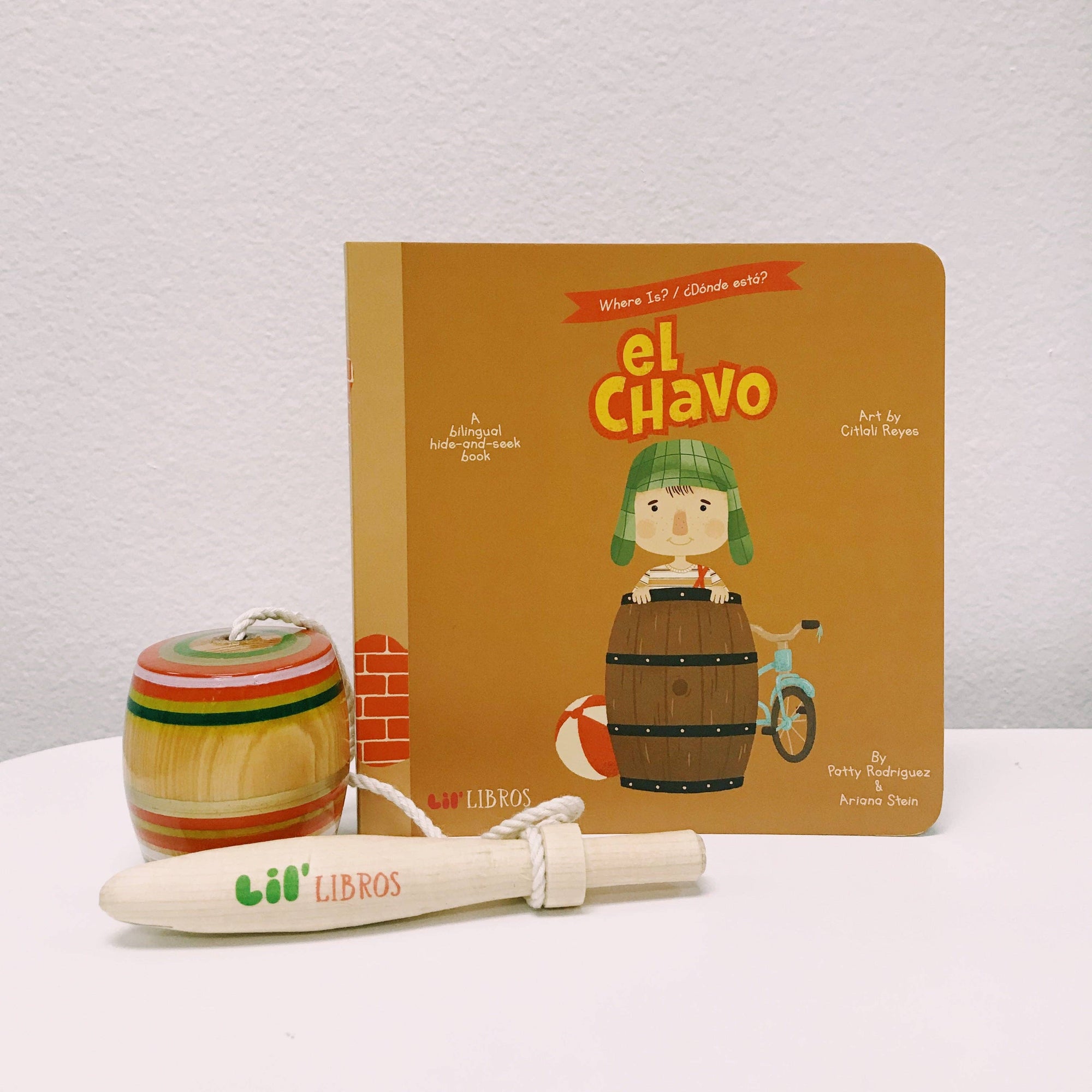 Lil' Libros ~ Bilingual Children's Books & Games - Where is? / ¿Dónde está? El Chavo (Bilingual English and Spanish)