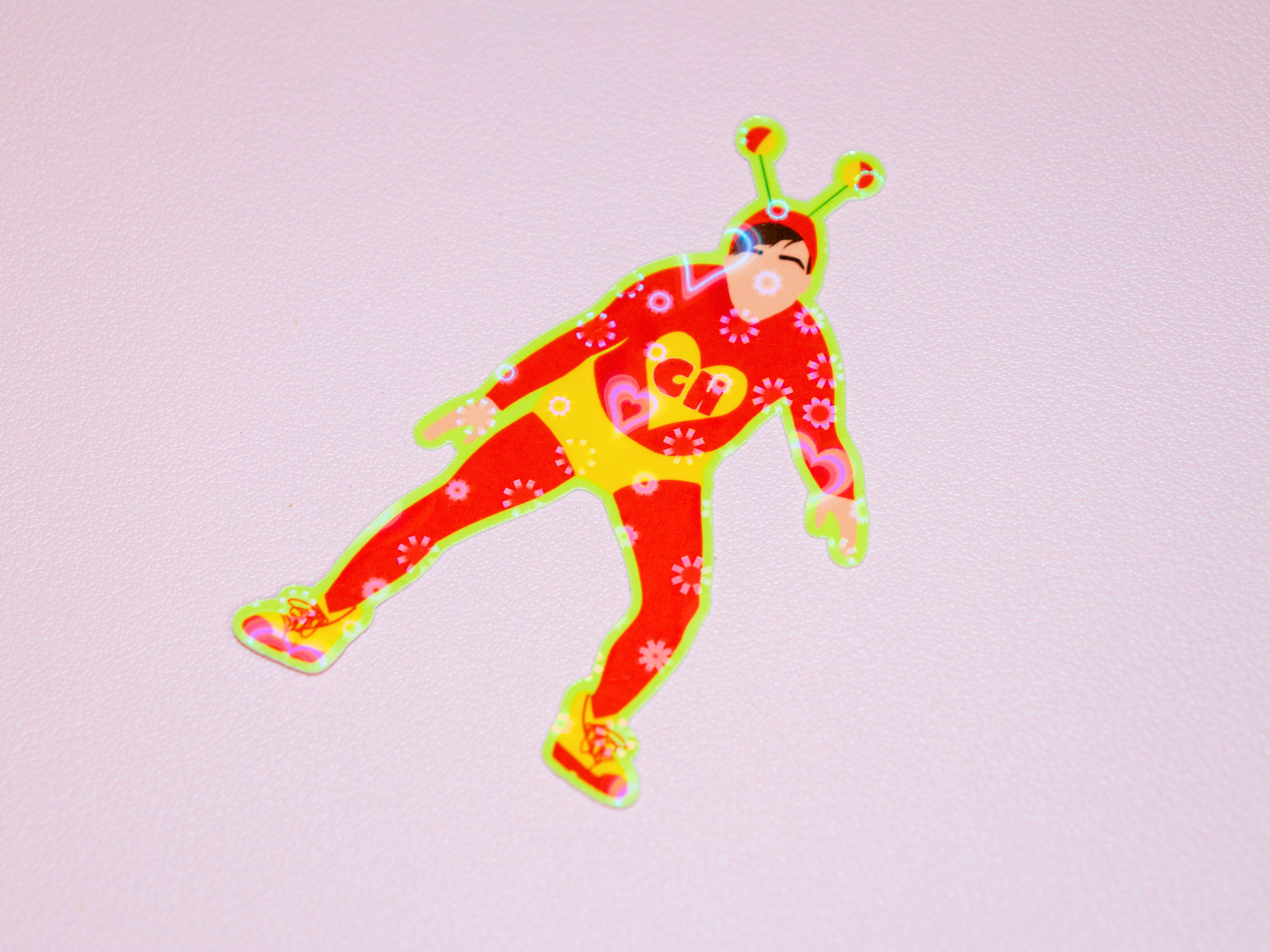 Espyz Studio - El Chapulin Colorado Sticker - Childhood Hero - Mexican Icon