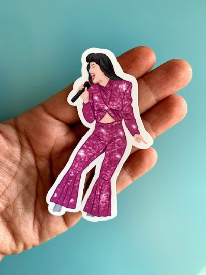 Lalatina Shop - Selena Quintanilla water resistant sticker