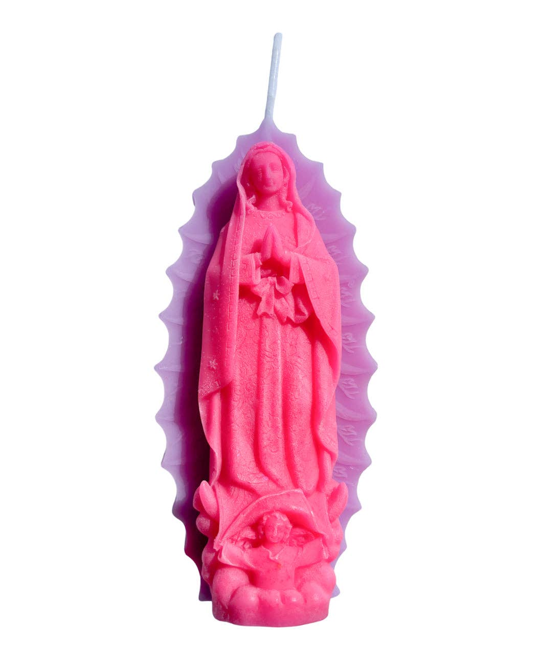 Beladoce Botanicals - Virgen Candle: Hot pink & lavender 💜🩷