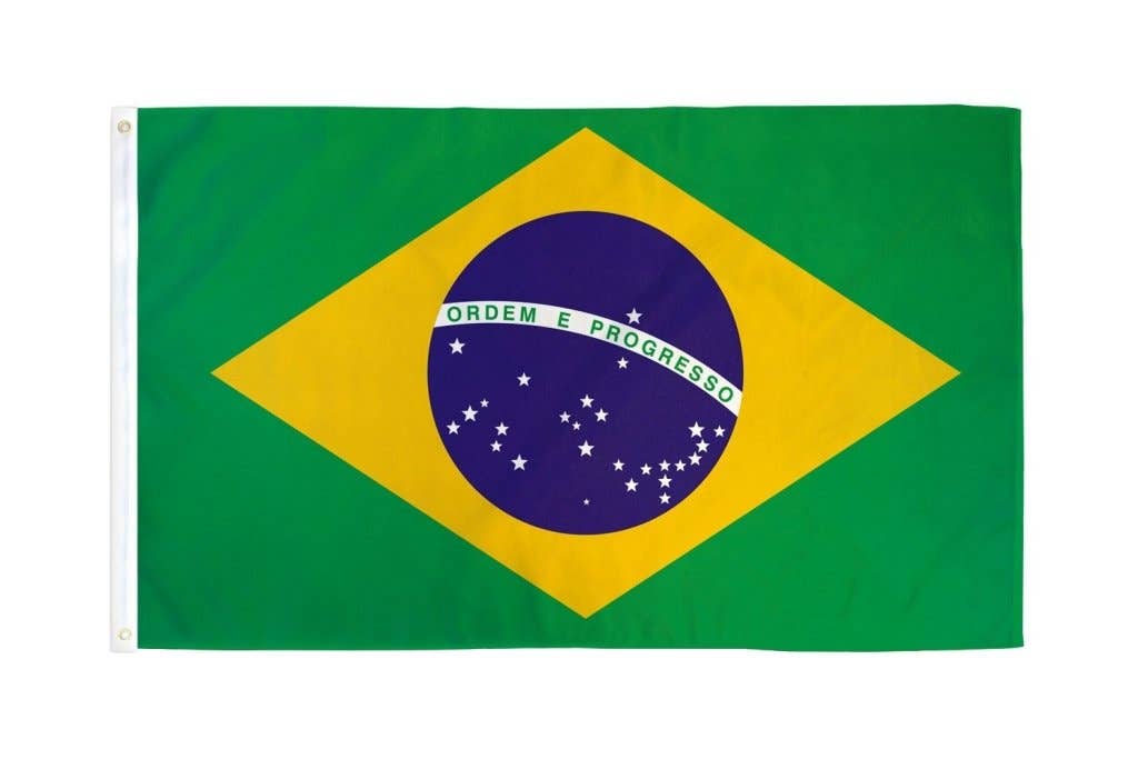 Brazil Flag 3x5ft Poly