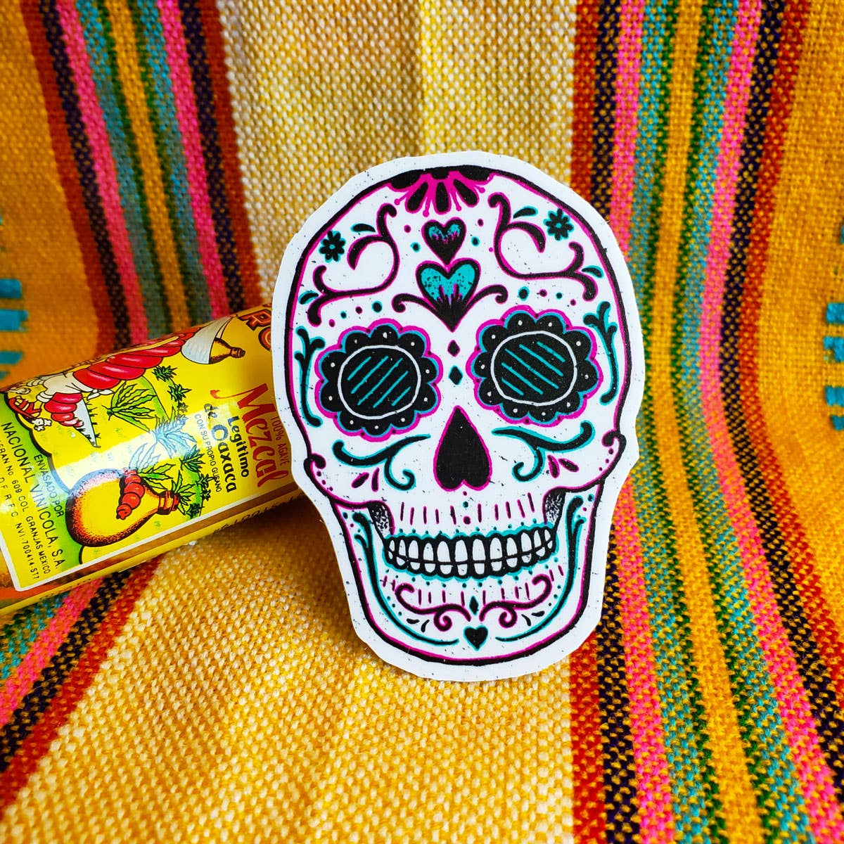 Erica Alfaro Designs - Sugar Skull Sticker