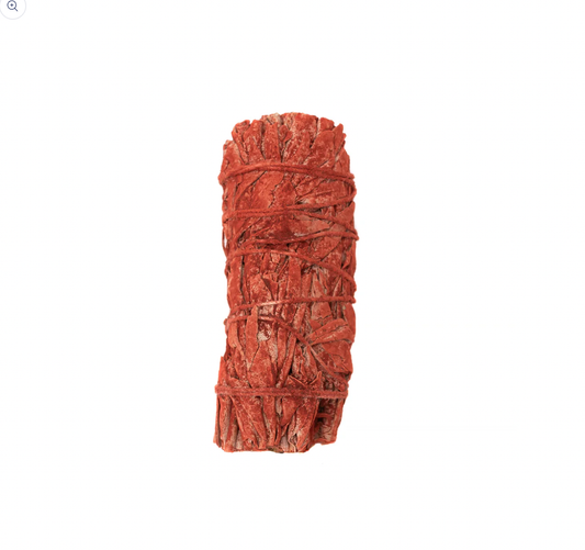 Sarimoire - Dragons Blood 4" California White Sage Herb Wand