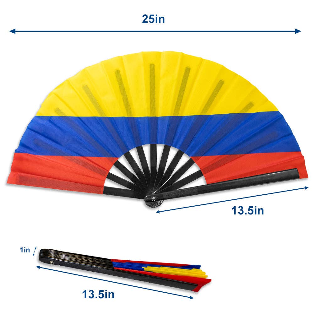 Flags Importer - Colombia X-Large Hand Fan