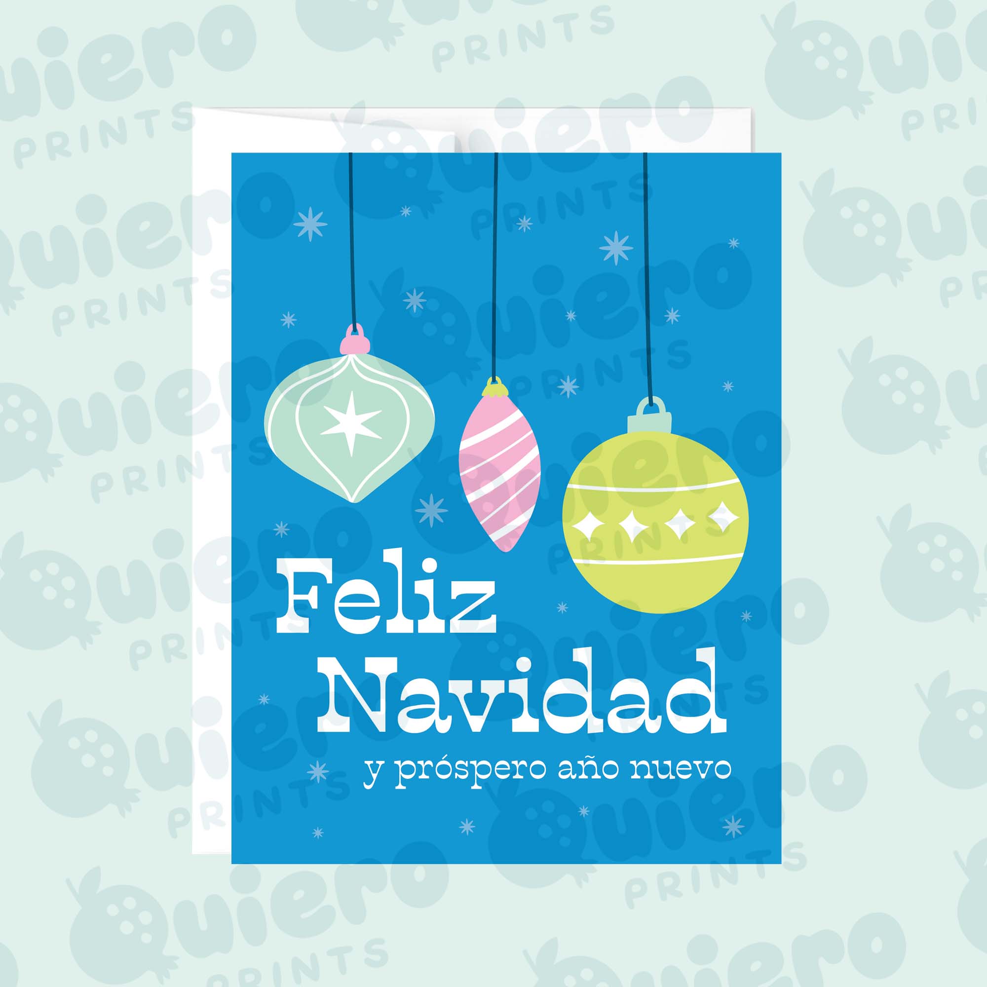 Quiero Prints - Spanglish Holiday Cards 6pk