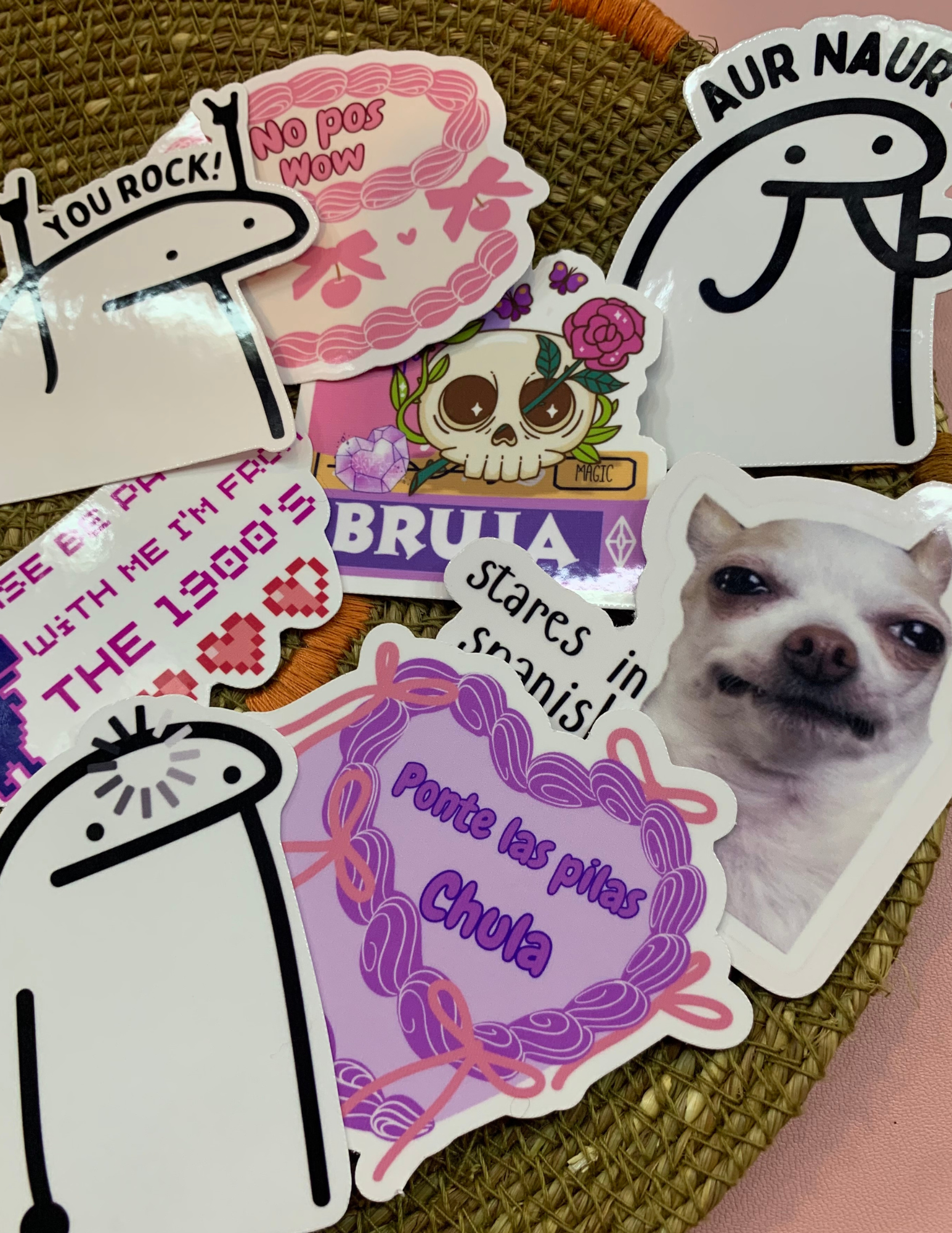 Lalatina Shop - Dog mom sticker,hispanic,latino cute vinyl sticker