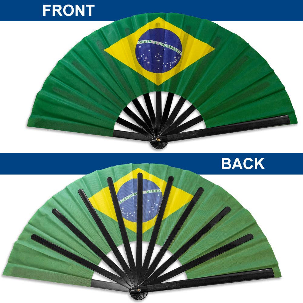 Flags Importer - Brazil X-Large Hand Fan