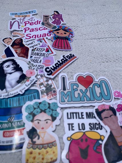 Lalatina Shop - Mexican doll water resistant sticker