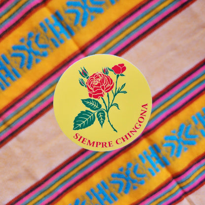 Erica Alfaro Designs - Siempre Chingona Mexican Vinyl Sticker