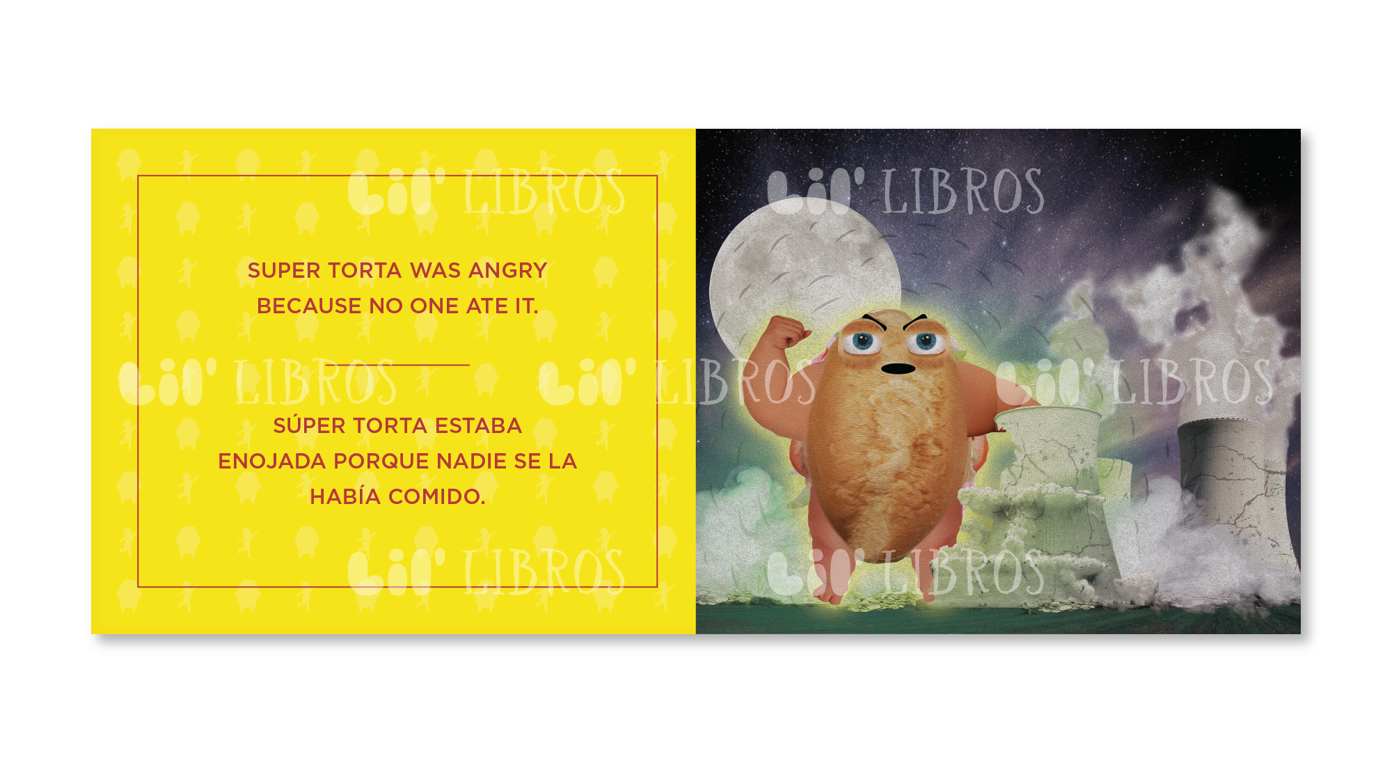 Lil' Libros ~ Bilingual Children's Books & Games - Super Torta! (Bilingual English and Spanish)