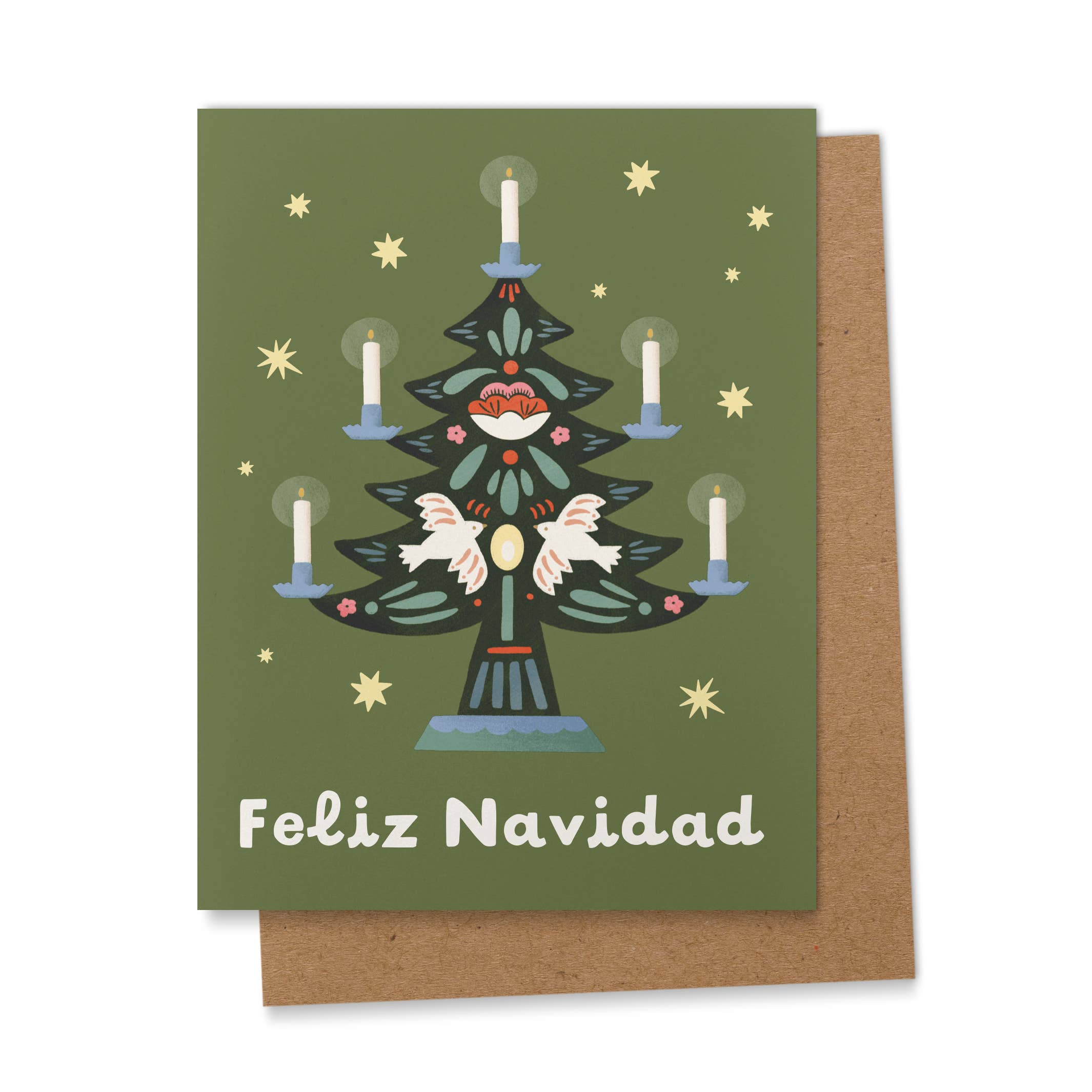 Ana Peake - Tree of Life Spanish Christmas Greeting Card