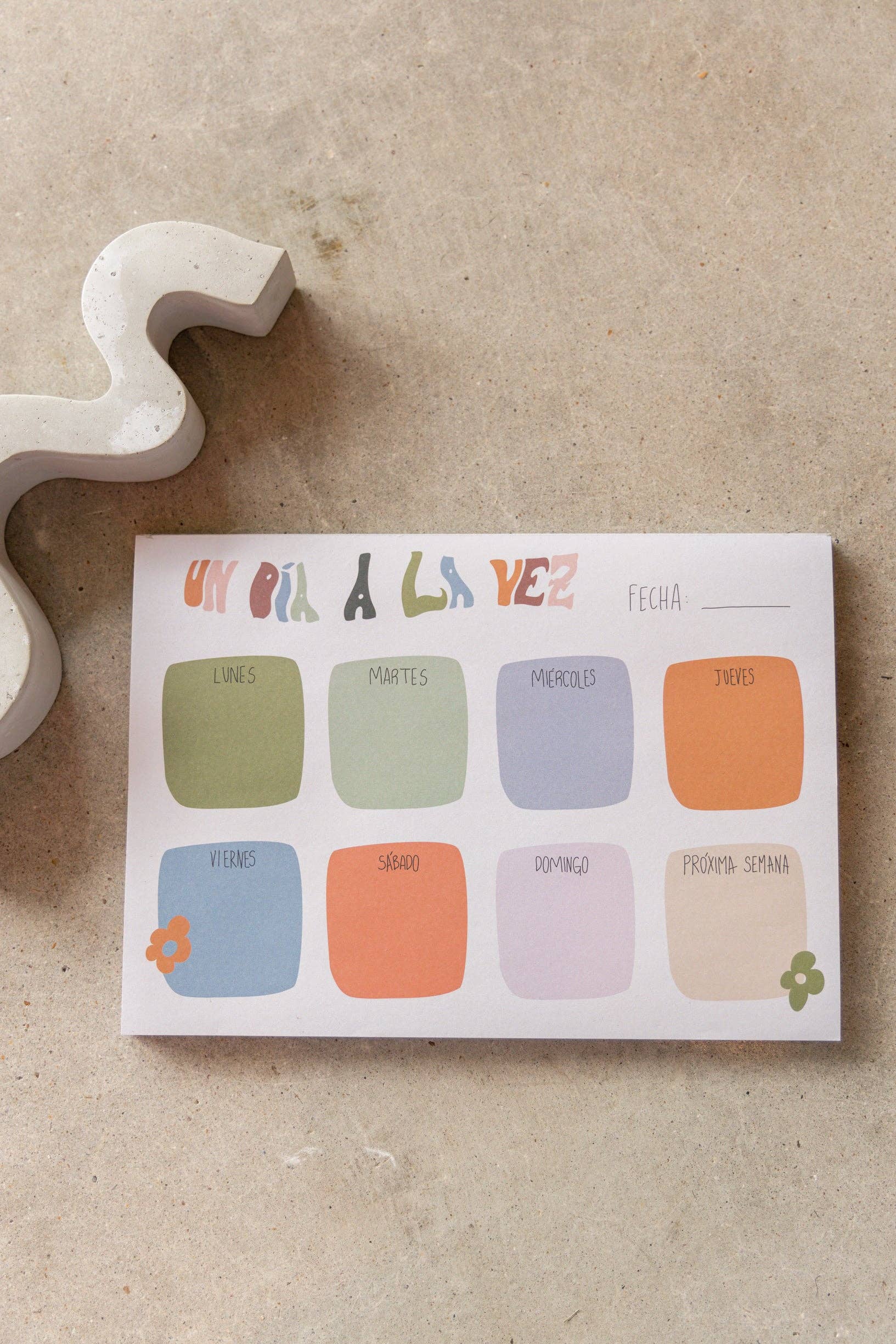 Jen Zeano Designs - Un Dia A La Vez Notepad