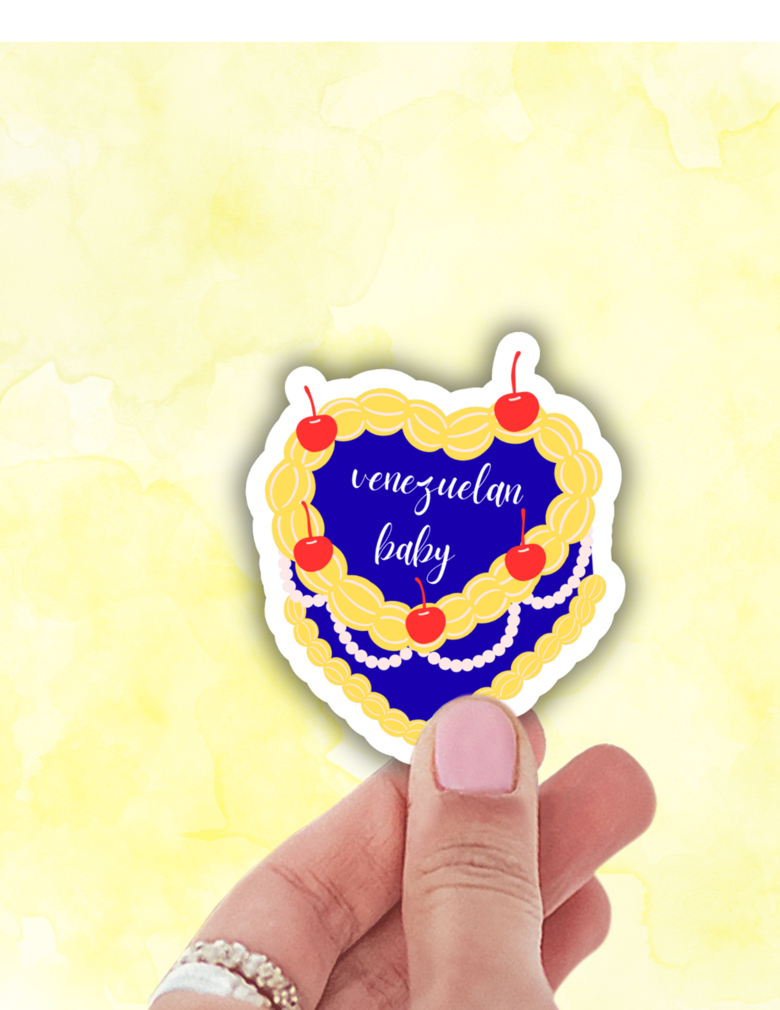Lalatina Shop - Venezuelan baby sticker,latina decals,cute spanish stickers