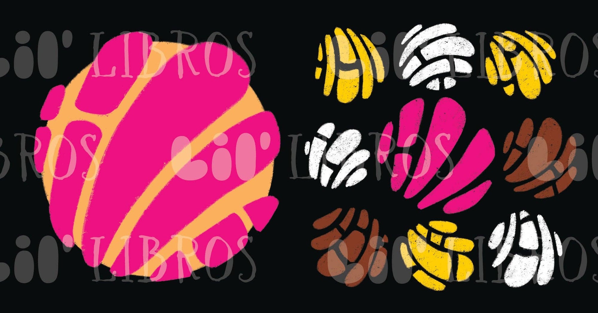 Lil' Libros ~ Bilingual Children's Books & Games - Pan Dulce: A High Contrast Yummy Board Book (Bilingual: English/Spanish)