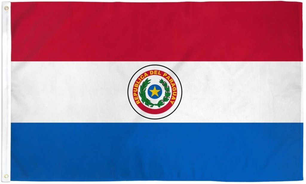 Paraguay Flag 3x5ft Poly