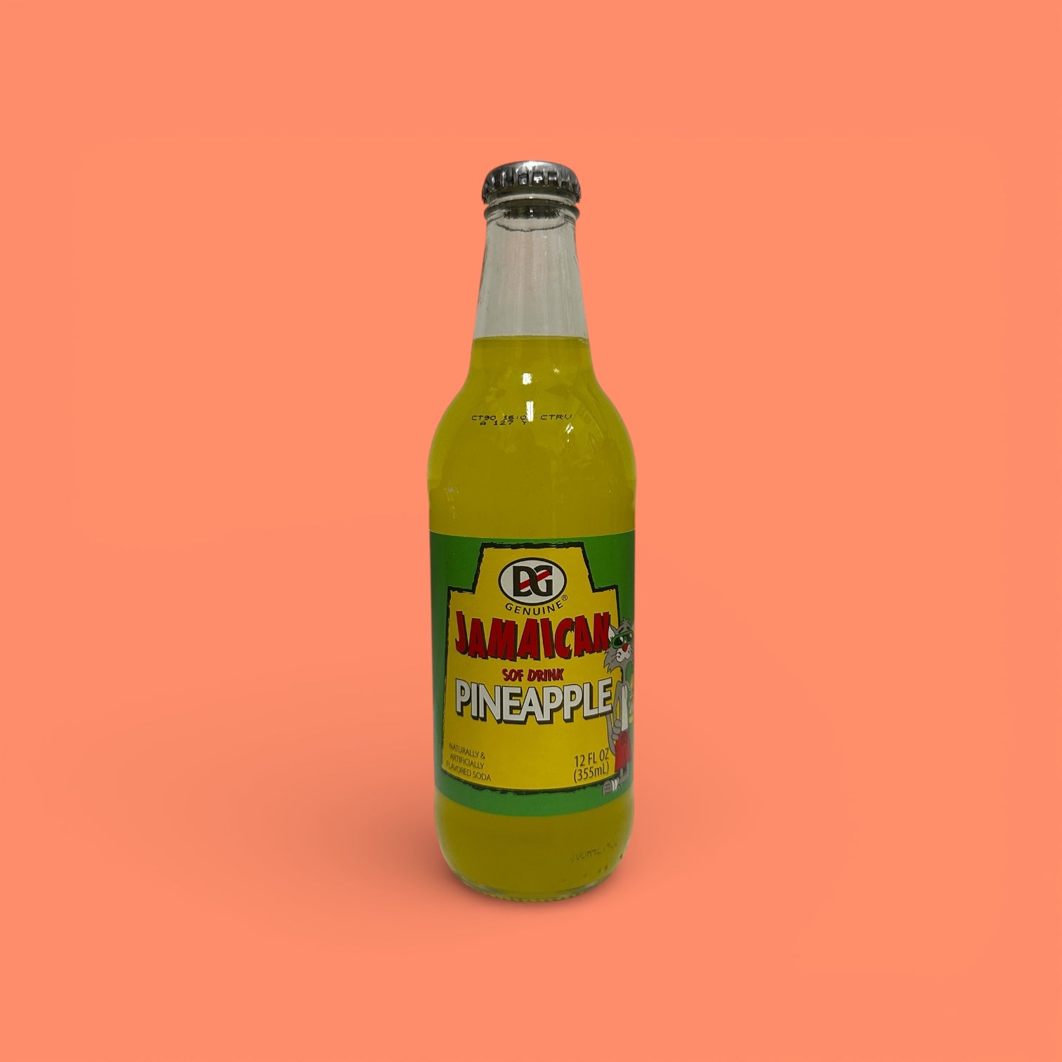D&G - Genuine Jamaican Pineapple, Glass Bottle, 12 oz