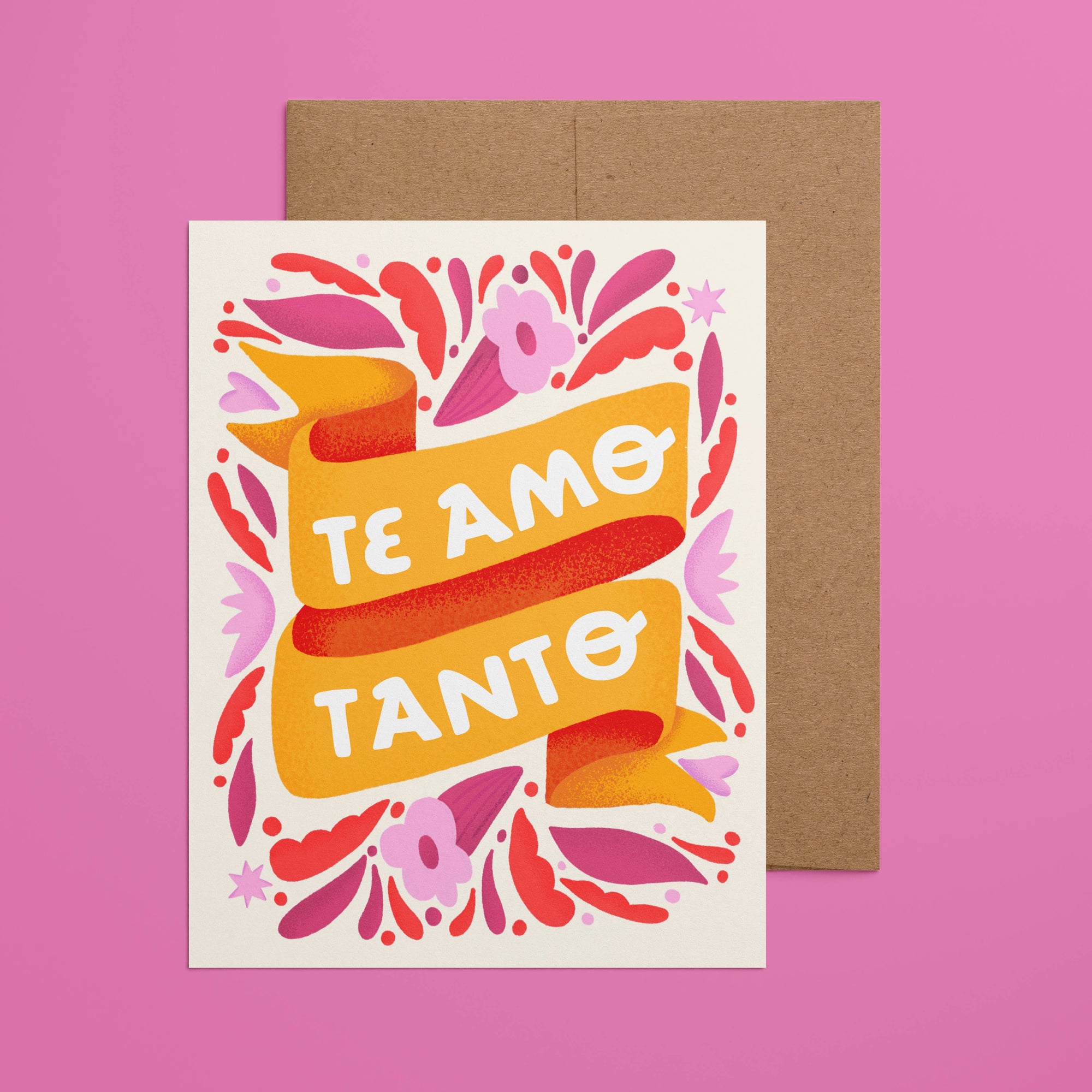 Ana Peake - Te Amo Tanto Spanish Valentine's Day Card