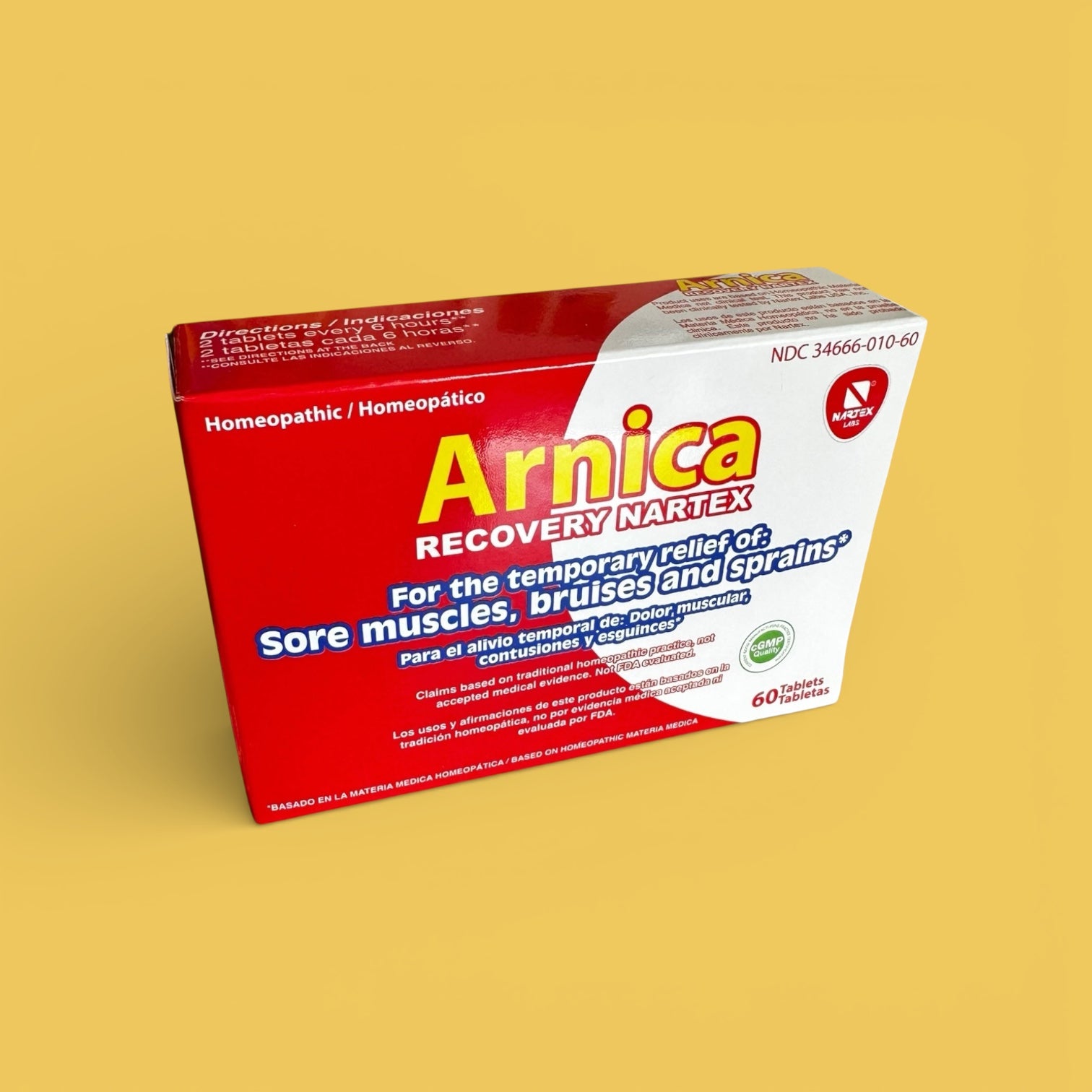 Arnica Sore Muscles/ Bruises, 60 ct