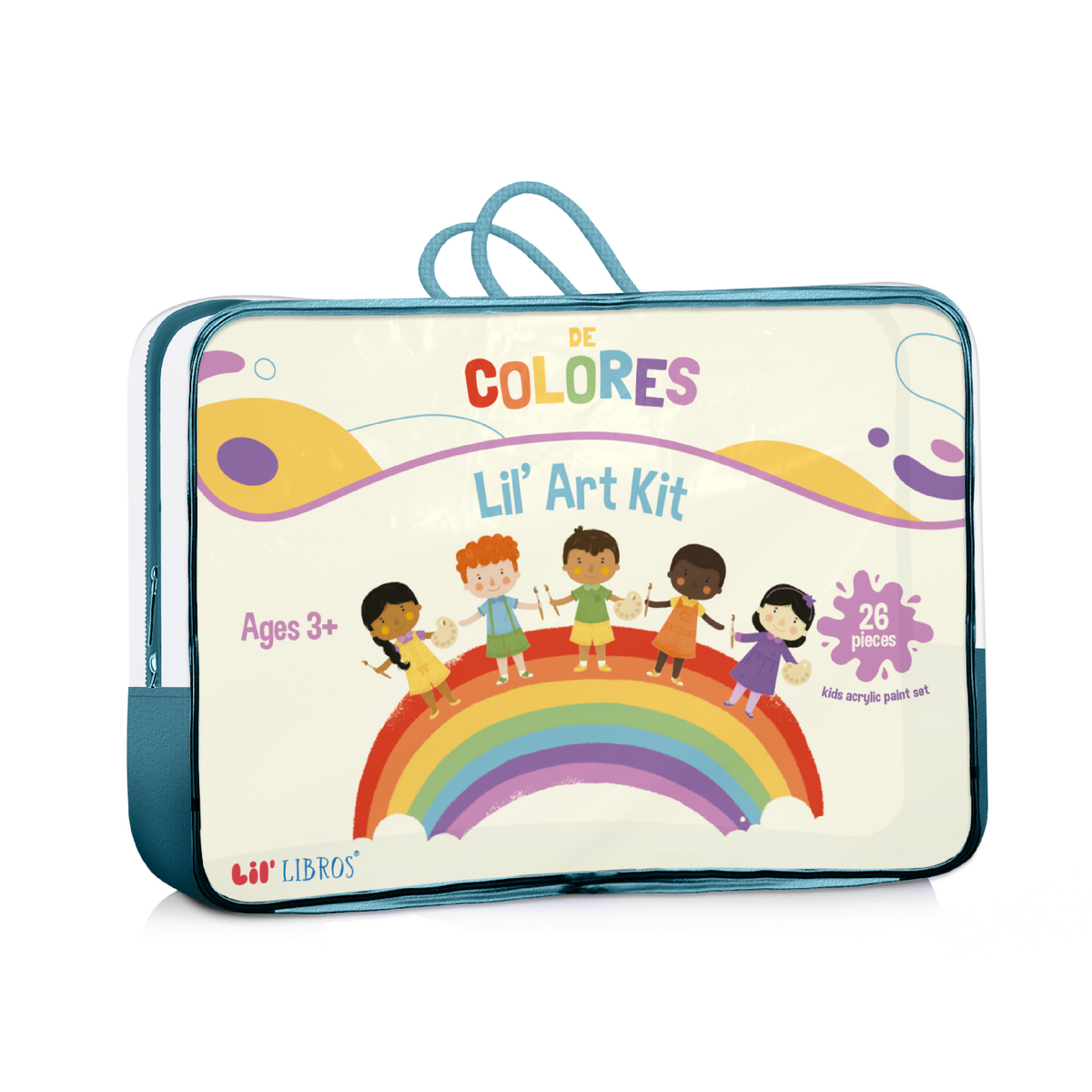 Lil' Libros ~ Bilingual Children's Books & Games - Lil' De Colores Art Kit