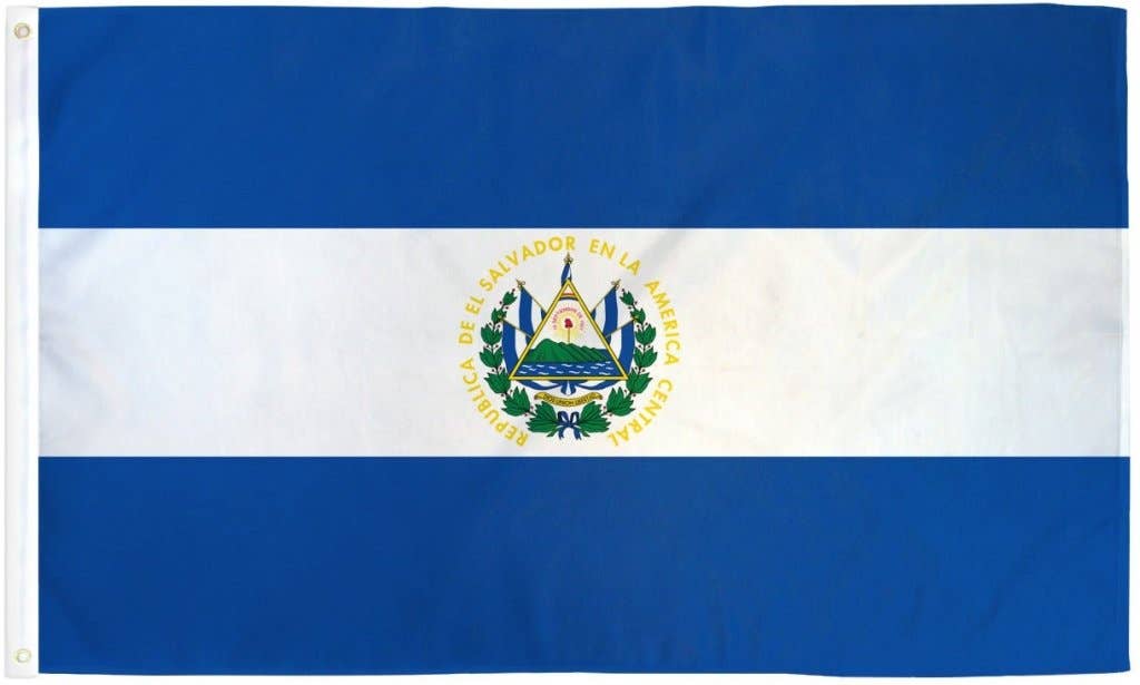 El Salvador Flag 2x3ft Poly