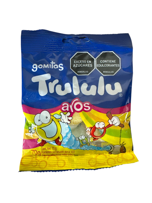 Trululu - Gomitas aros, 70grs