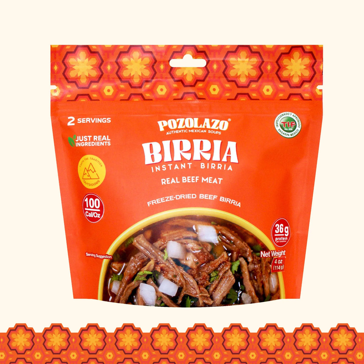Pozolazo- Birria Outdoor Pouch, 4 oz, Single Pack