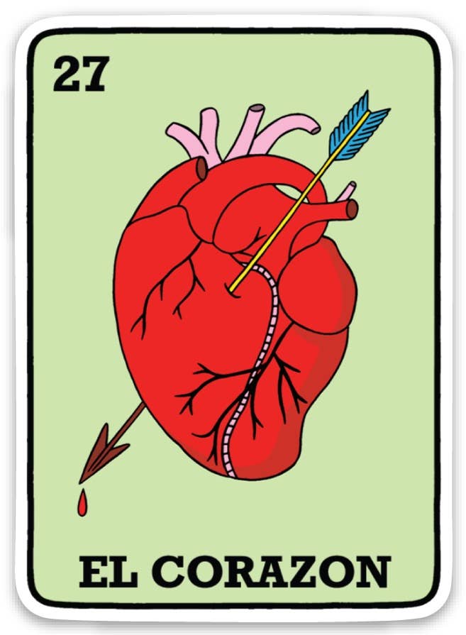 THE FOUND - El Corazon Die Cut Sticker