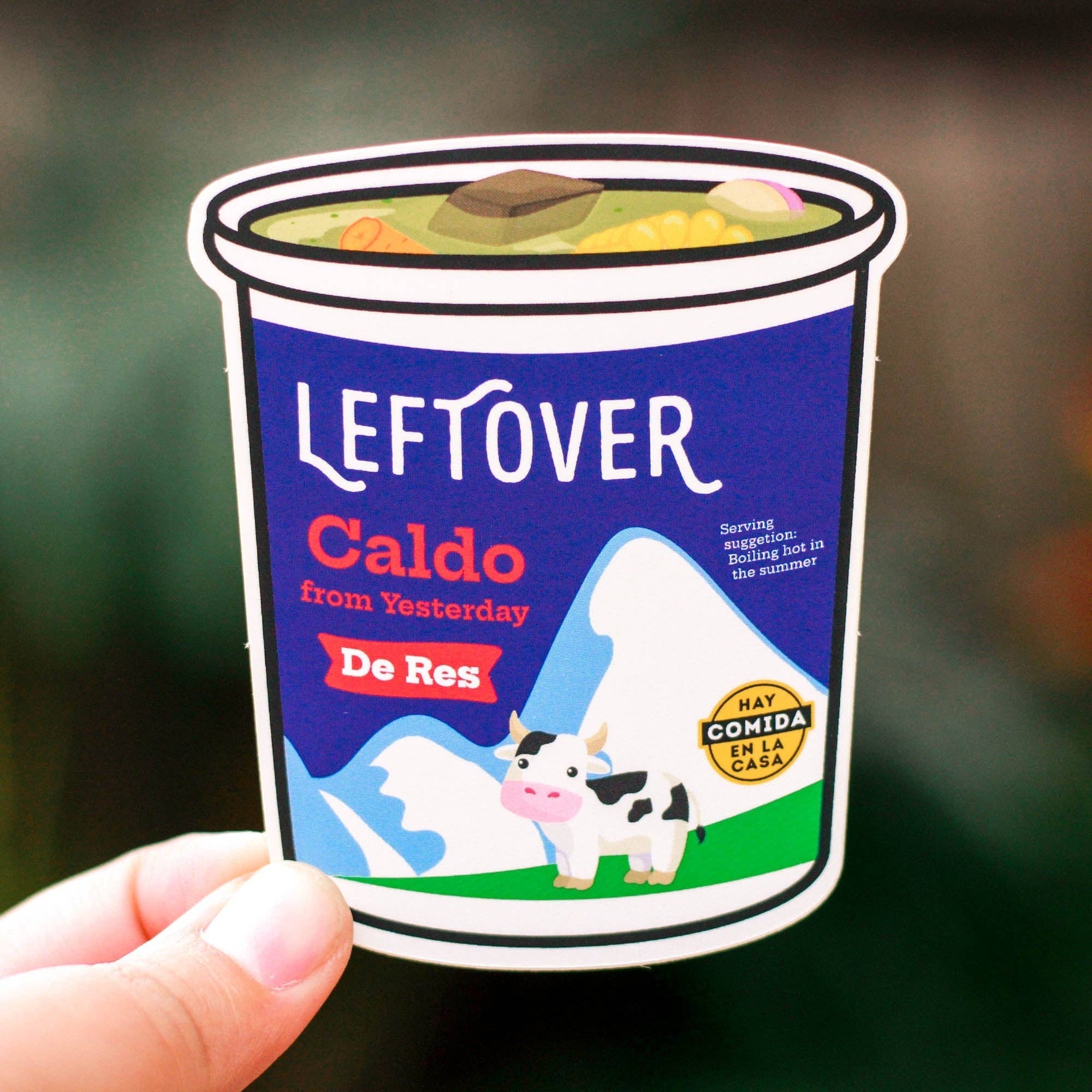 Quiero Prints - Leftover Caldo Sticker