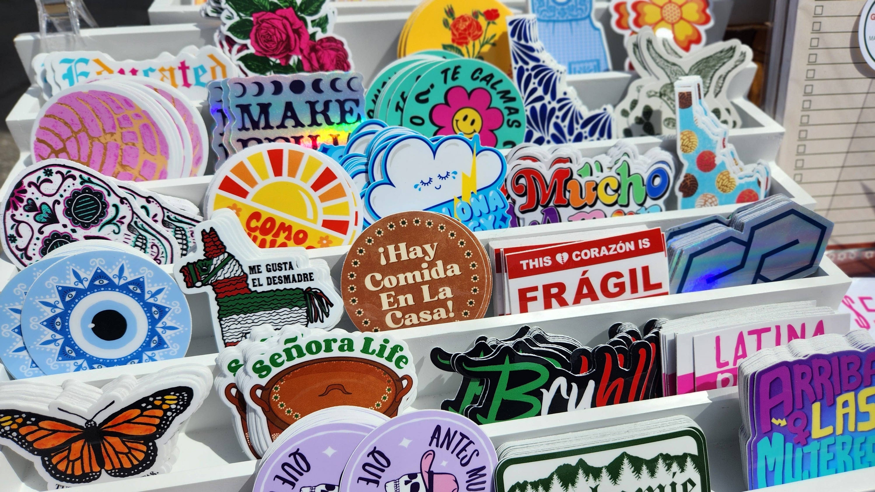 Erica Alfaro Designs - Educated Latina Mexican Vinyl Sticker