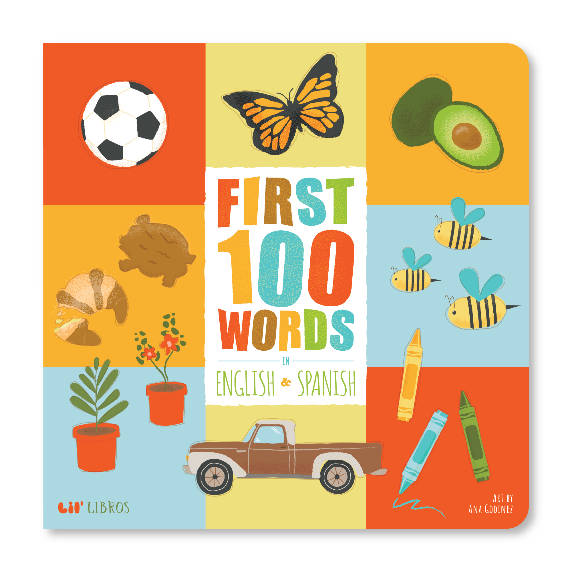 Lil' Libros ~ Bilingual Children's Books & Games - First 100 Words in English & Spanish (Bilingual English and Spanish)