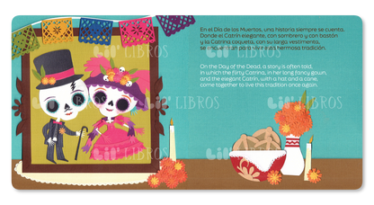 Lil' Libros ~ Bilingual Children's Books & Games - Medias naranjas: El Catrín & La Catrina (Bilingual)