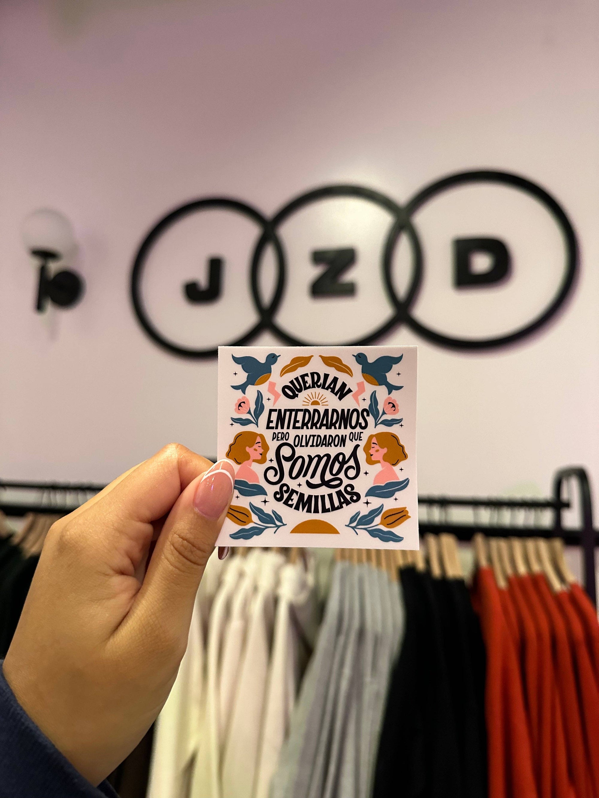 Jen Zeano Designs - Semillas Sticker